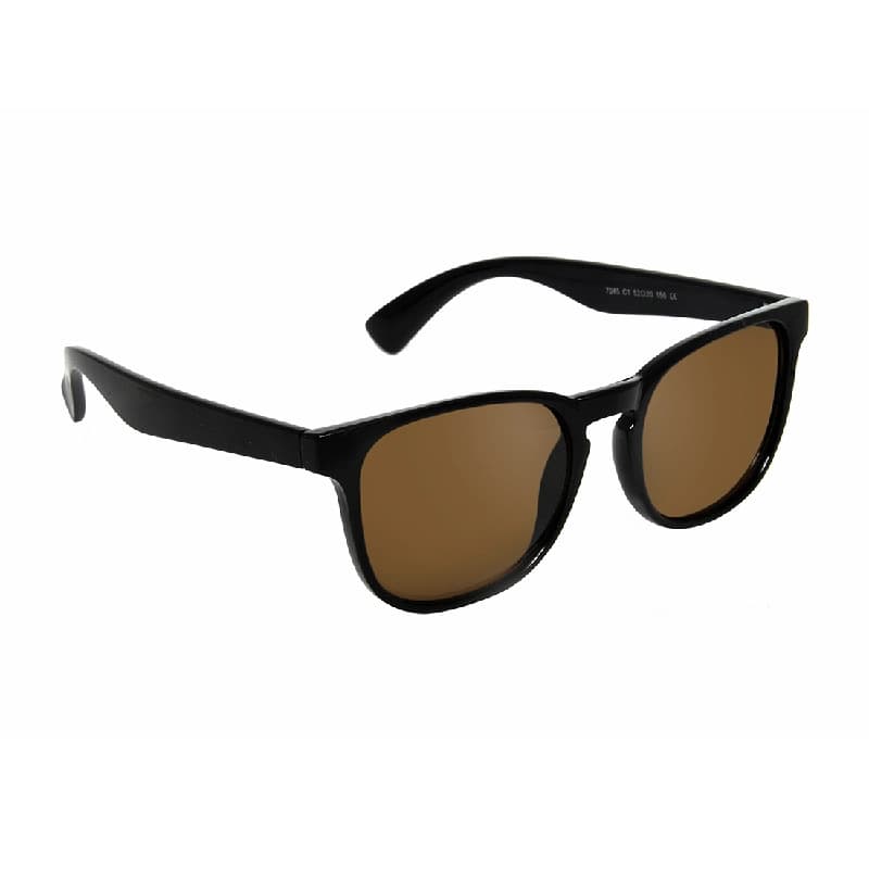 Unisex Brown Casual Square Sunglass
