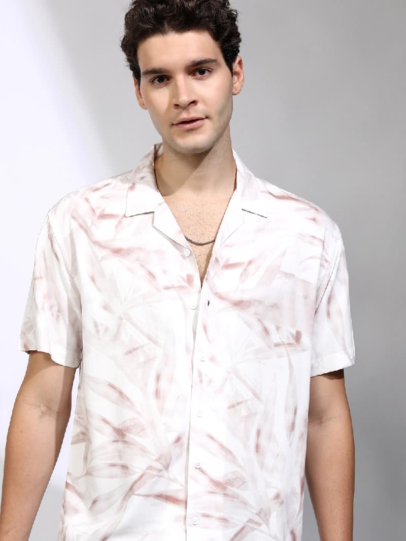 Men's Multicolor Casual Printed Regular Fit Shirt