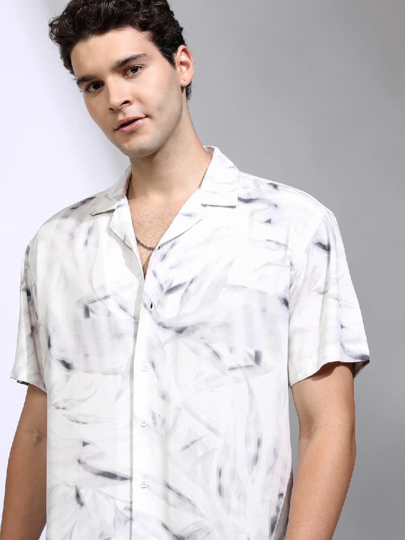 Men's Multicolor Casual Printed Regular Fit Shirt