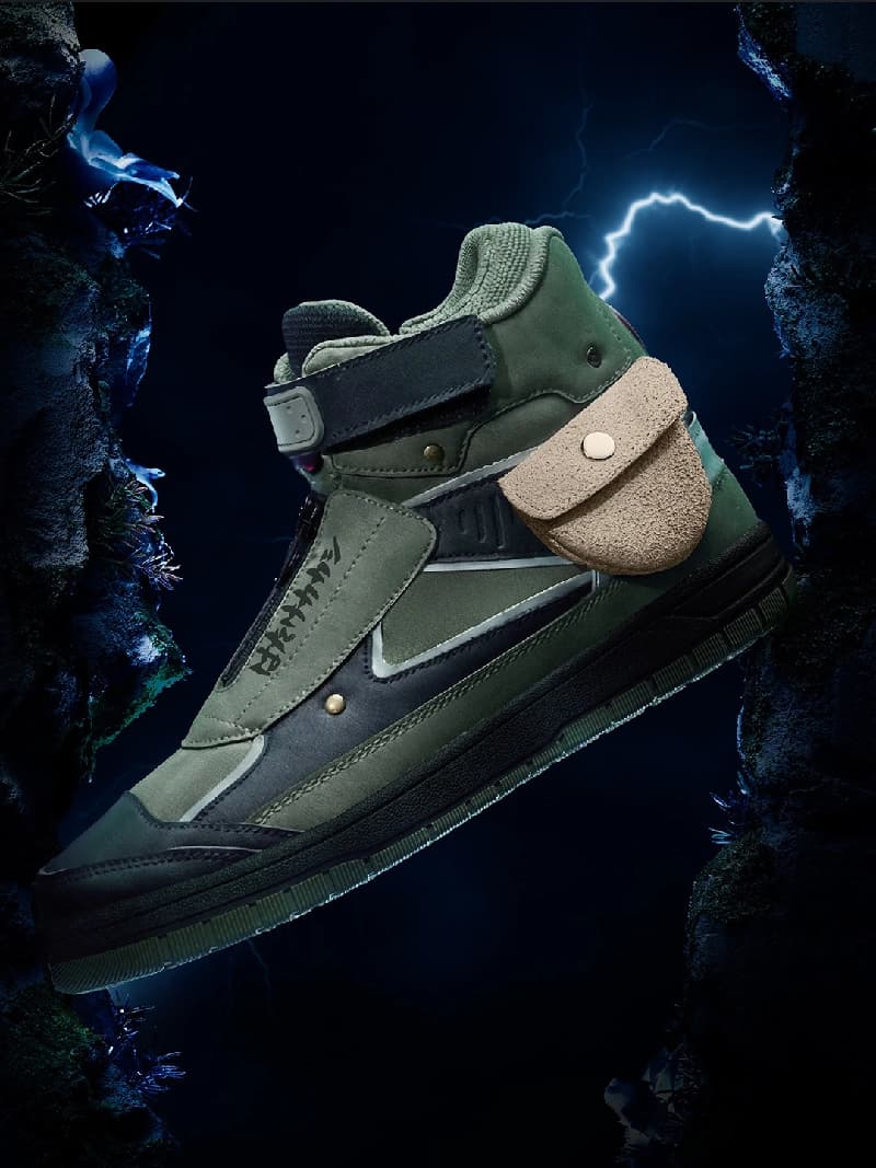 Men's Green Casual Naruto Shippuden- Kakashi High Top Sneakers