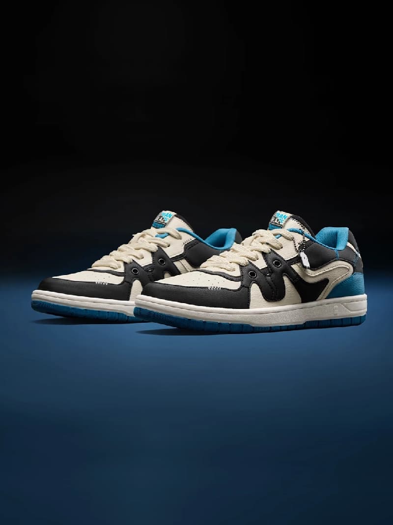 Men's Multicolor Casual Urban Blaze- Court Blue Low Top Sneakers