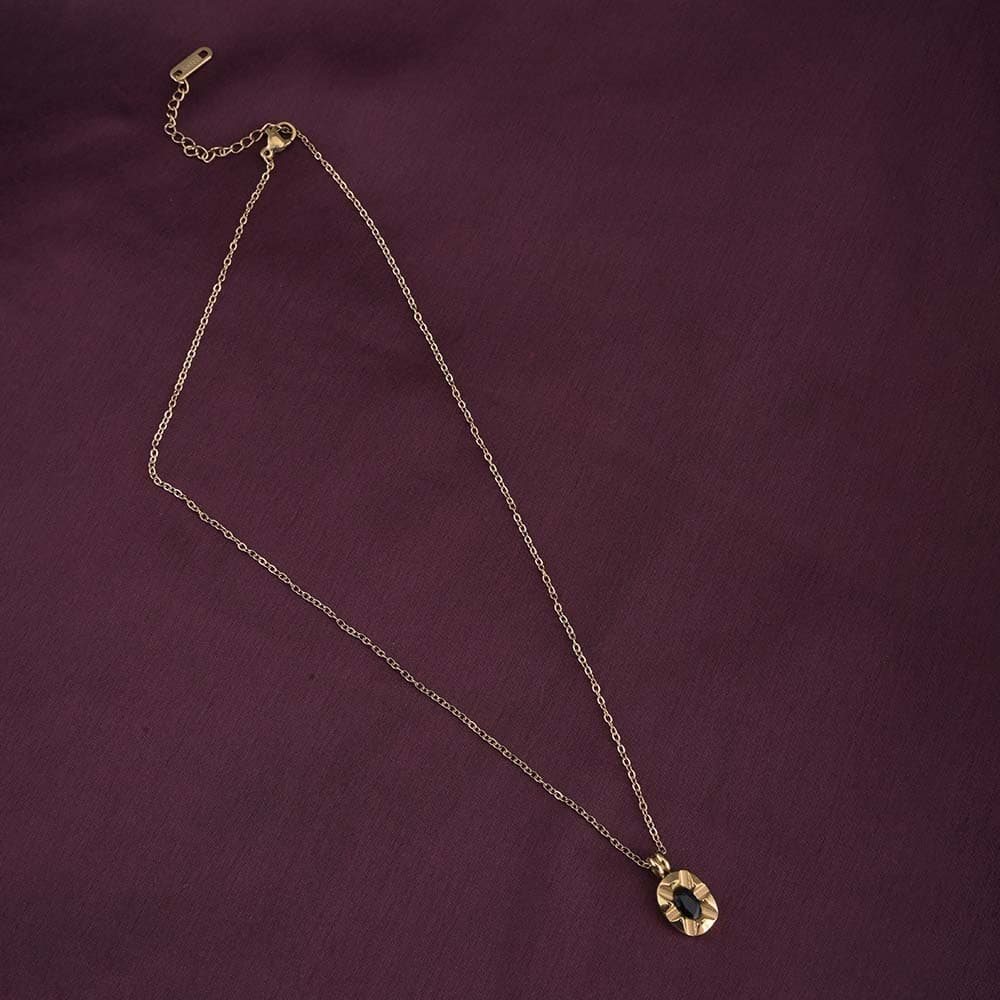 Women's Gold Casual Wear Gold Plated Stainless Steel Necklace Set