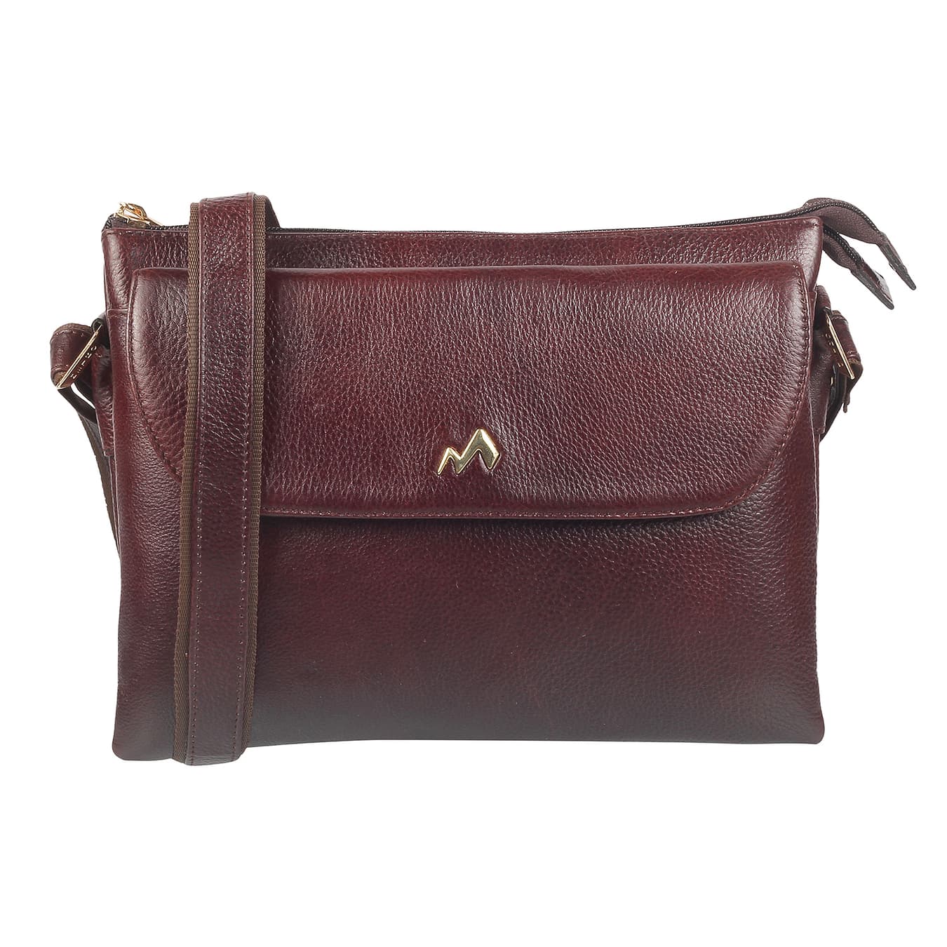 Women's Brown Casual Leather Handbag