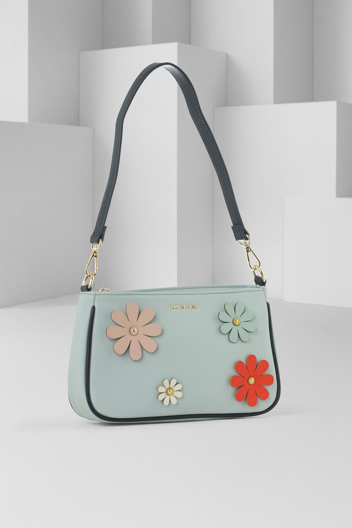 Women's Blue Casual Shoulder Bag