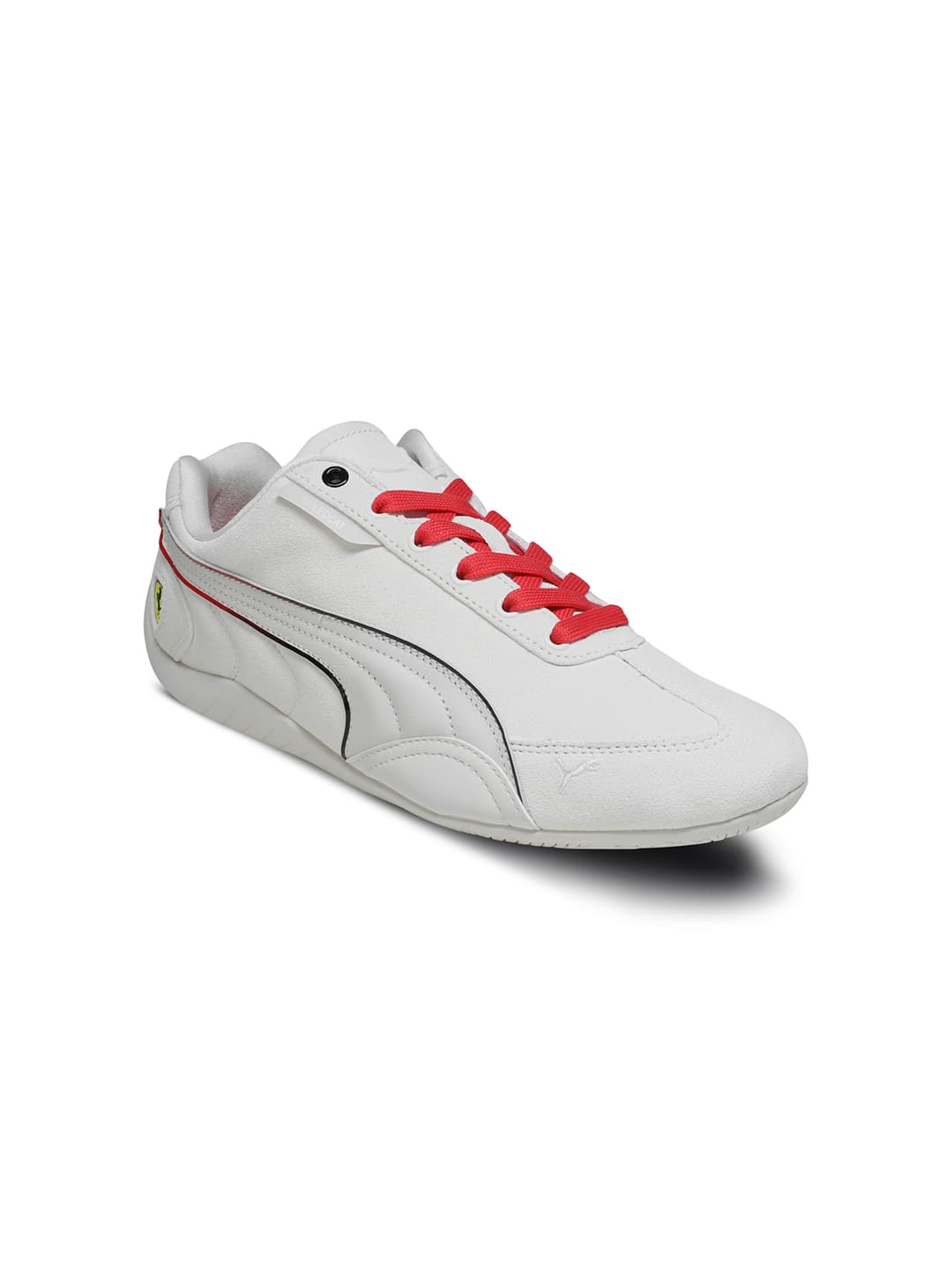 Women's Grey Casual Leather Scuderia Ferrari Speedcat Sneakers