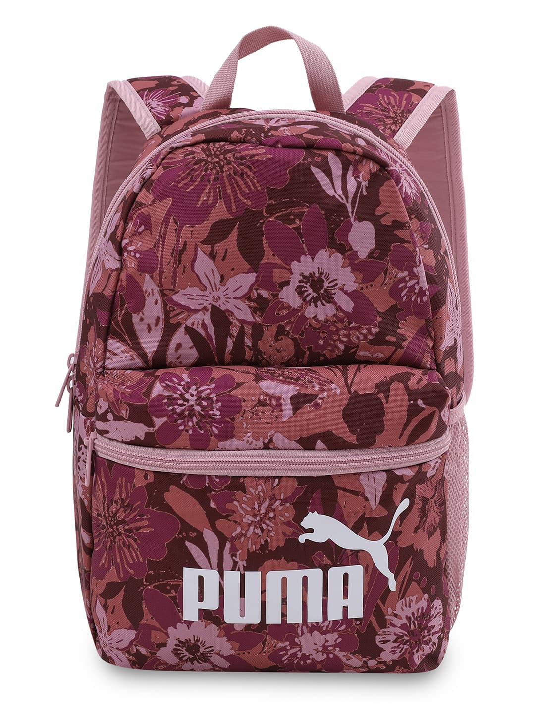 Unisex Red Casual Floral Back Strap Handle Laptop Backpack