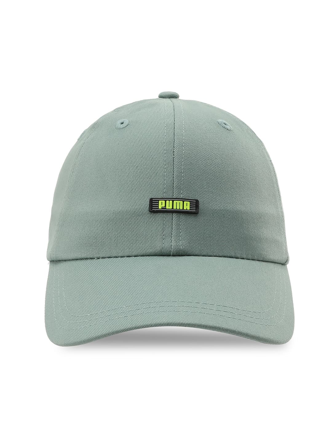 Unisex Green Casual Printed Essentials No.1 Logo Patch Baseball Cap