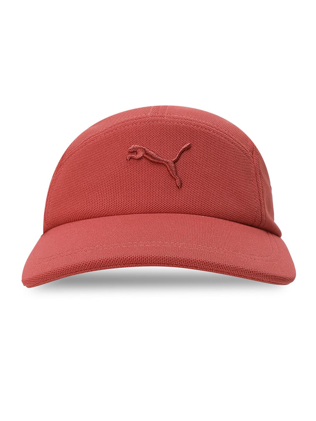 Unisex Red Casual Solid Premium 5 Panel Cap