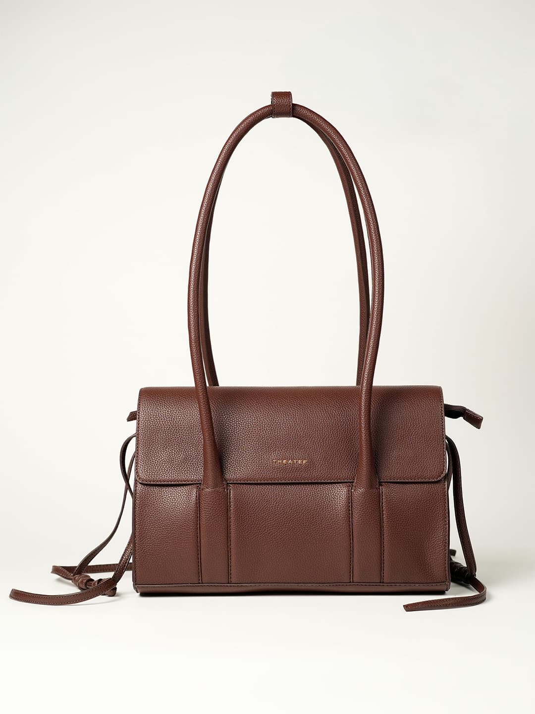 Women's Brown Casual Solid Ladybug Structured Top Handle Shoulder Bag