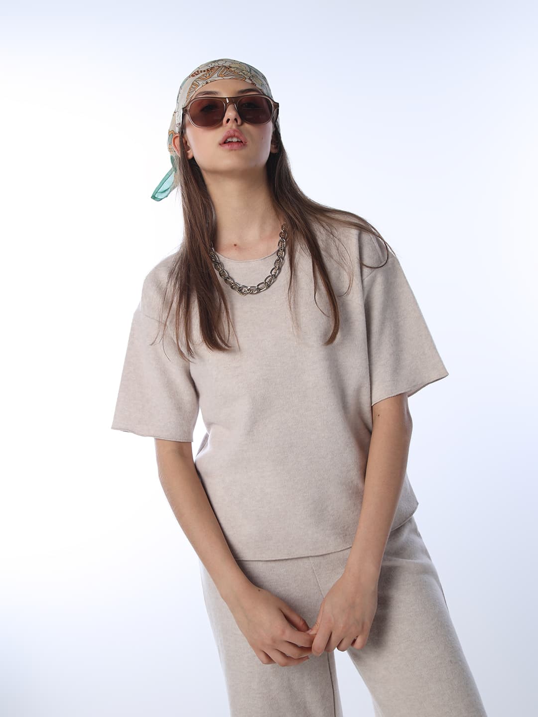 Women's Grey Casual Solid Half Sleeves Tshirt