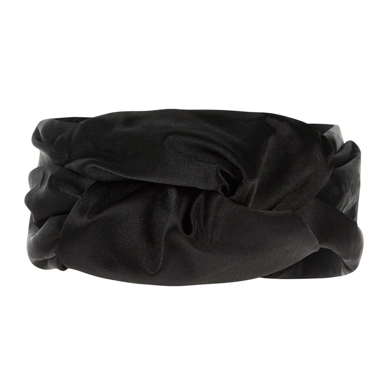 Women's Black Casual Xl Knot Bando
