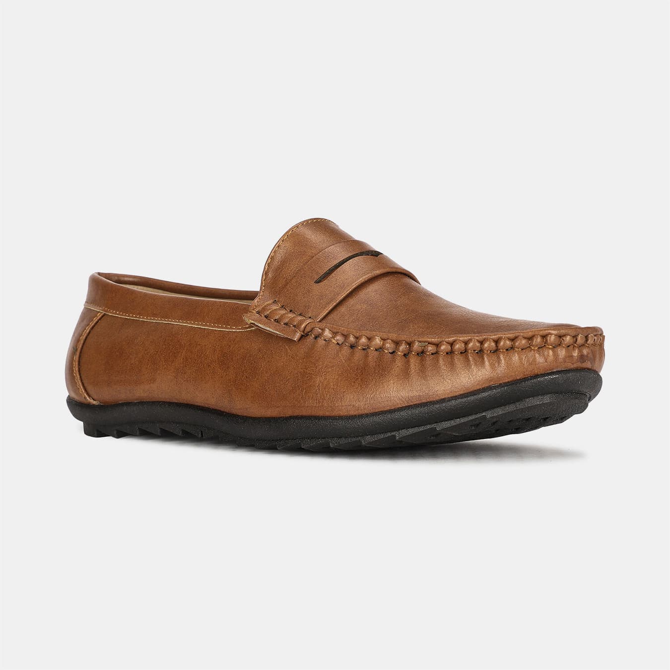 Men's Tan Casual Synthetic Casual Loafers Shoes