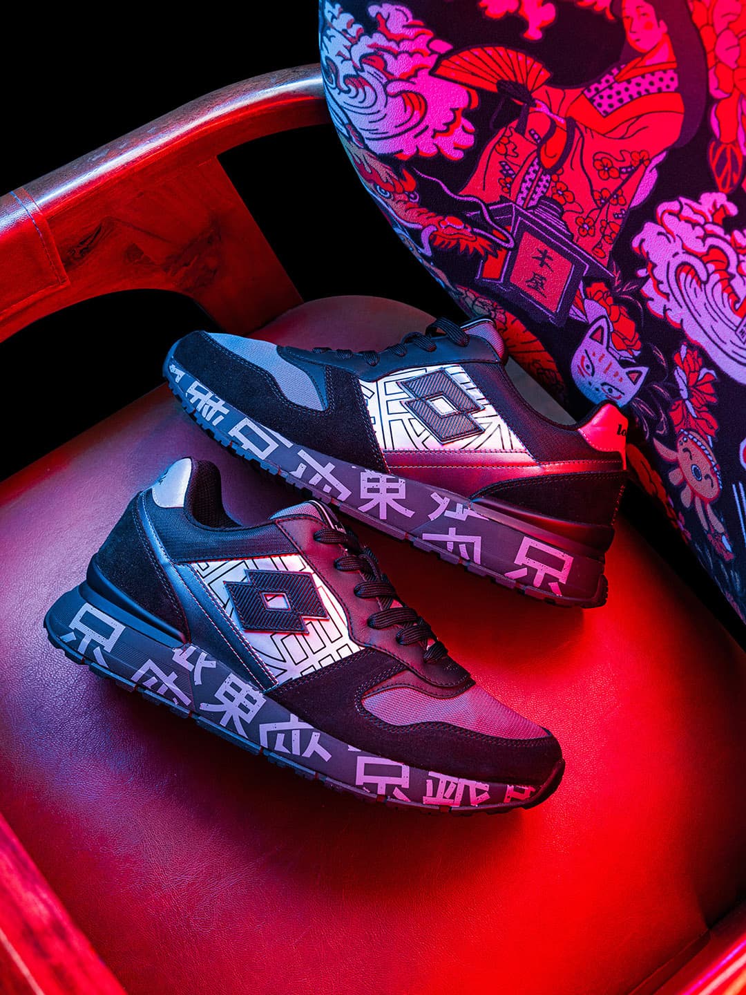 Men's Black Casual Low-Top Leather Sneakers