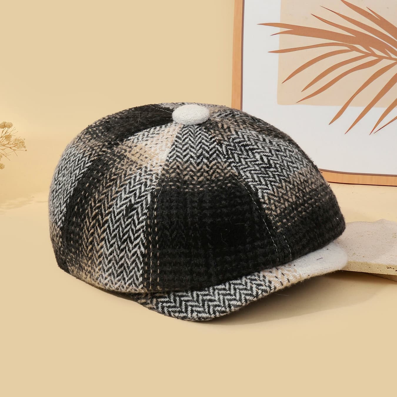 Women's Multicolor The Gatsby Tweed Cap