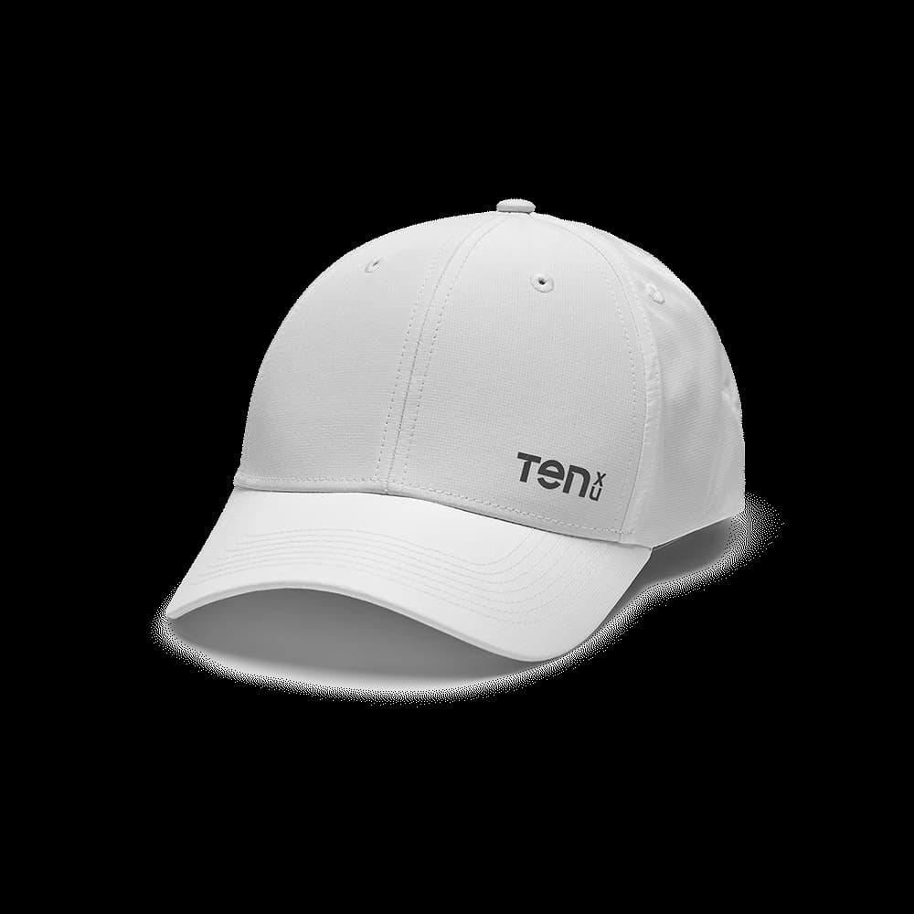 Unisex White Casual Solid Cap