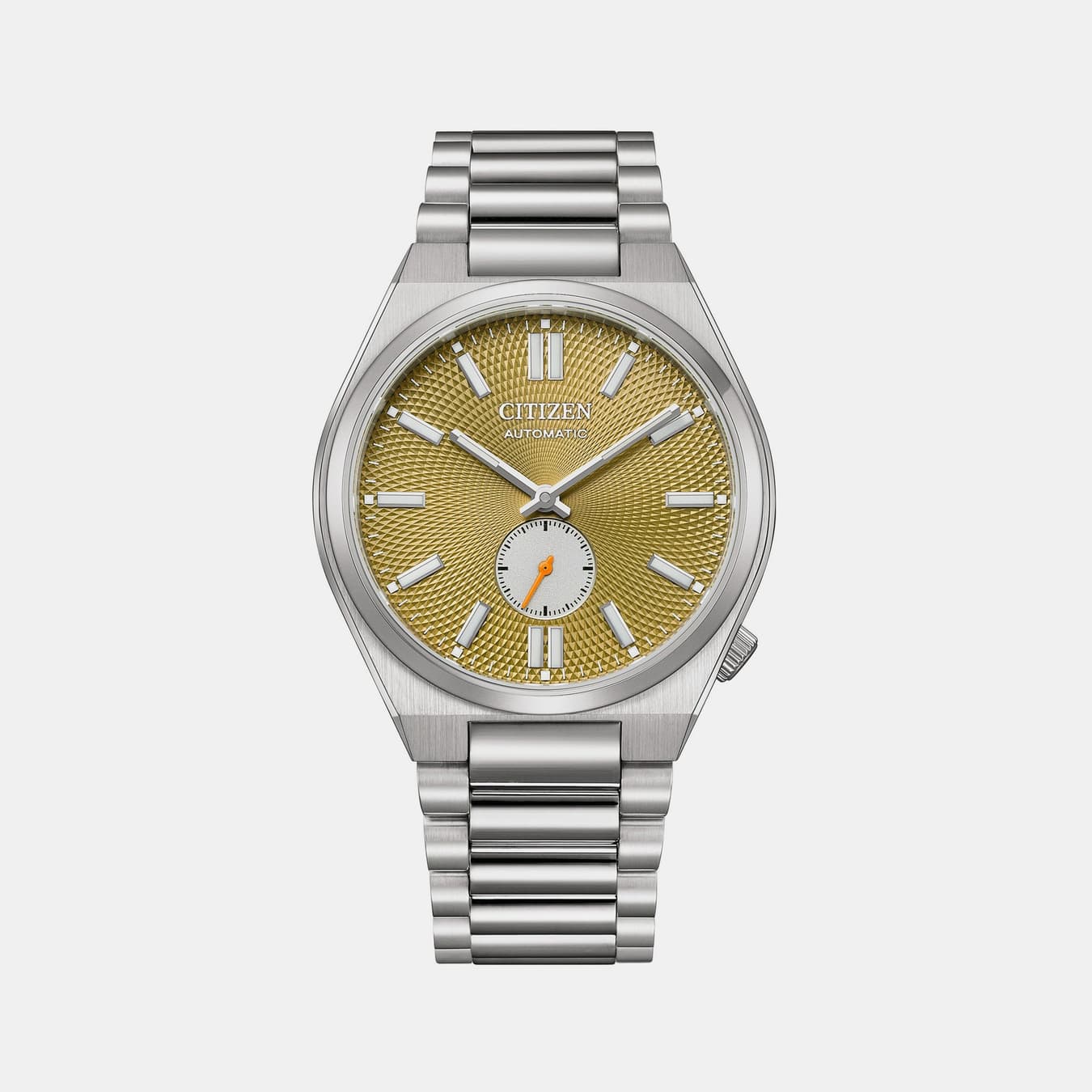 Tsuyosa Men's Automatic Olive Green Dial Analog Stainless Steel Watch NK5010-51X