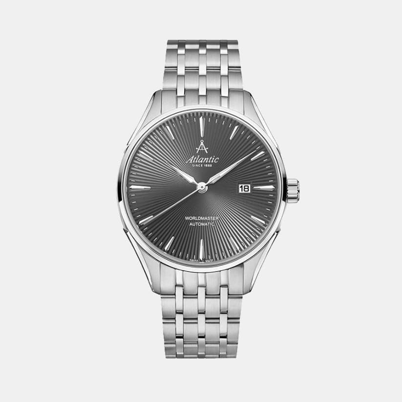 Men's Automatic Grey Dial Analog Stainless Steel Watch 52759.41.41S