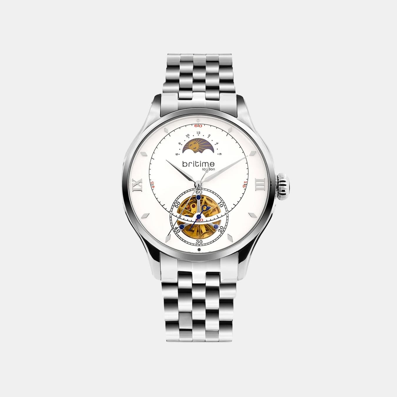 Horizon Men's Automatic Silver Dial Analog Metal Watch 479-M10201