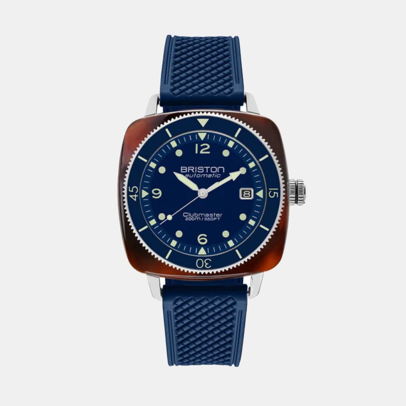 Clubmaster Legend Diver Men's Automatic Navy Blue Dial Analog Rubber Watch 241740.SA.T.15.FNB
