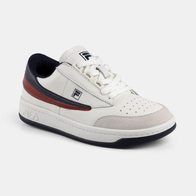Men's White Sports Lace-Up Low-Top Sneakers