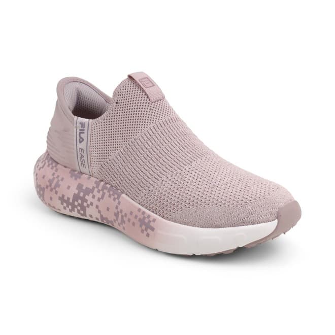 Women's Pink Sports Slip-On Low-Top Walking Shoes