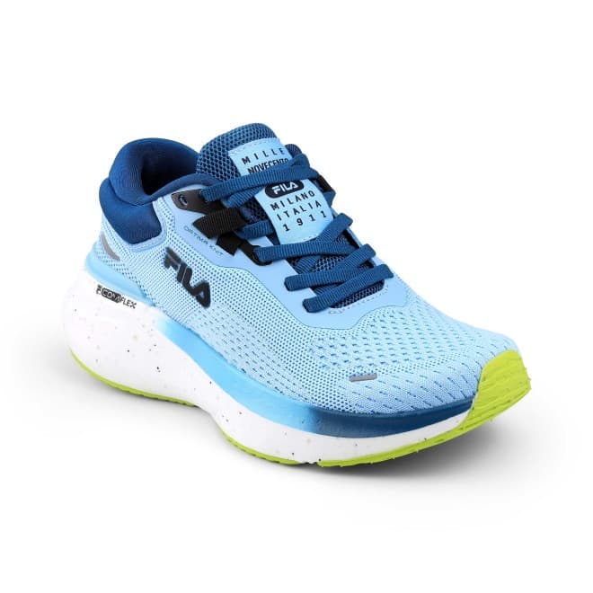 Women's Blue Sports Lace-Up Low-Top Walking Shoes