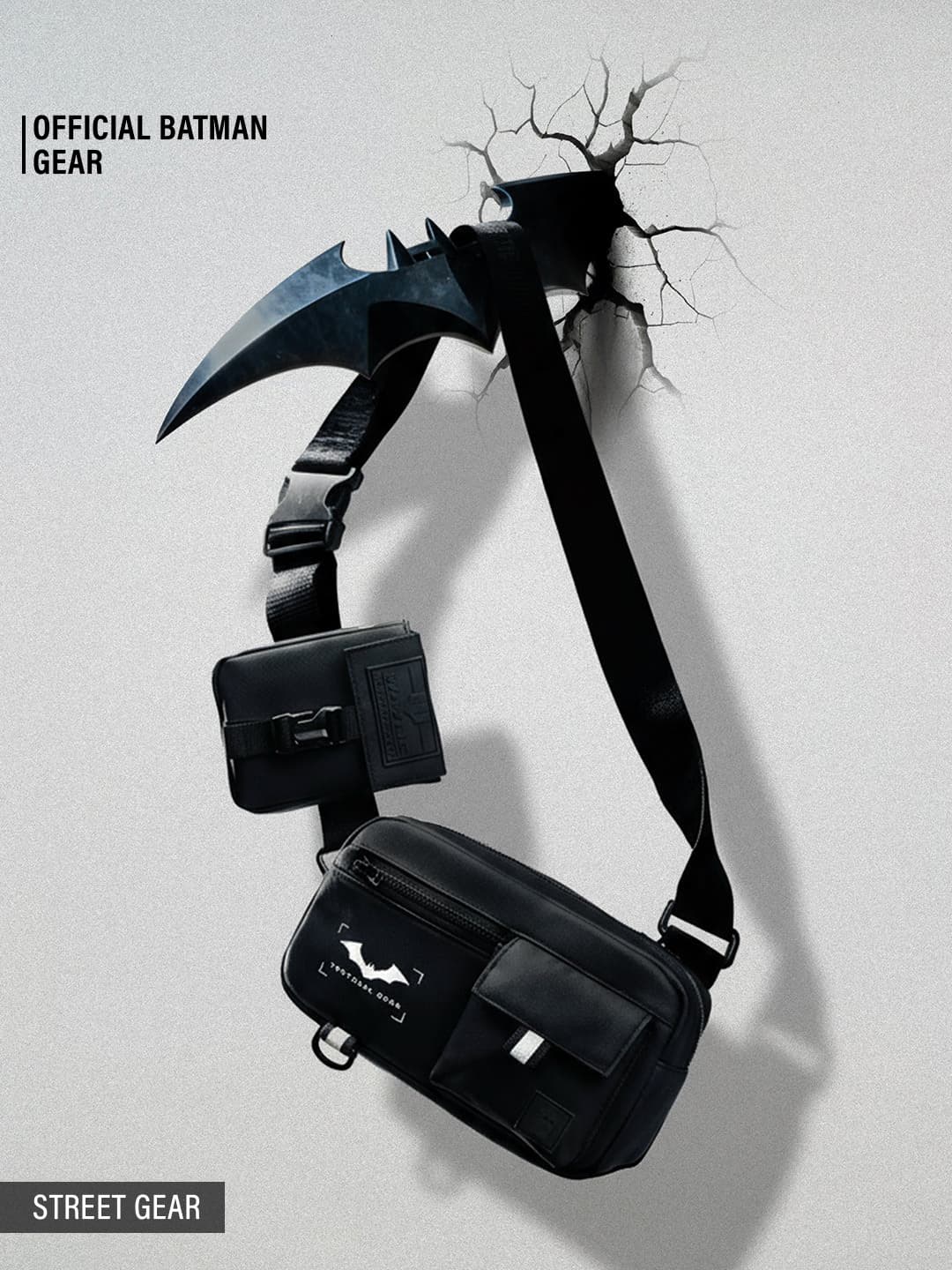 Unisex Batman Utility Gear Crossbody Bag