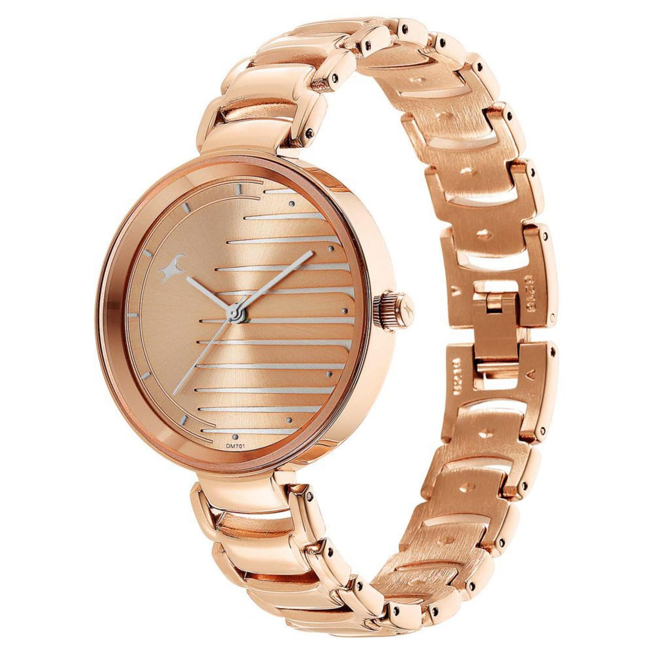 Women's Gold Casual Analog Watch - NT6216WM02