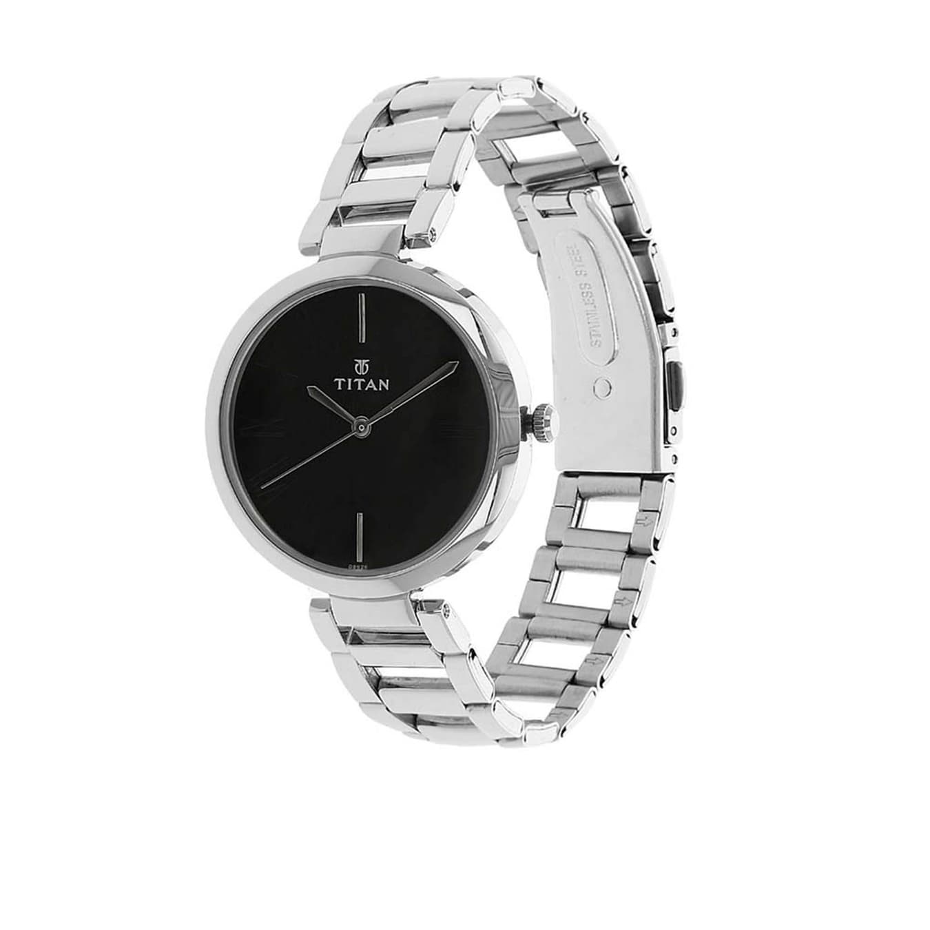 Women's Black Casual Analog Watch - NT2480SM02