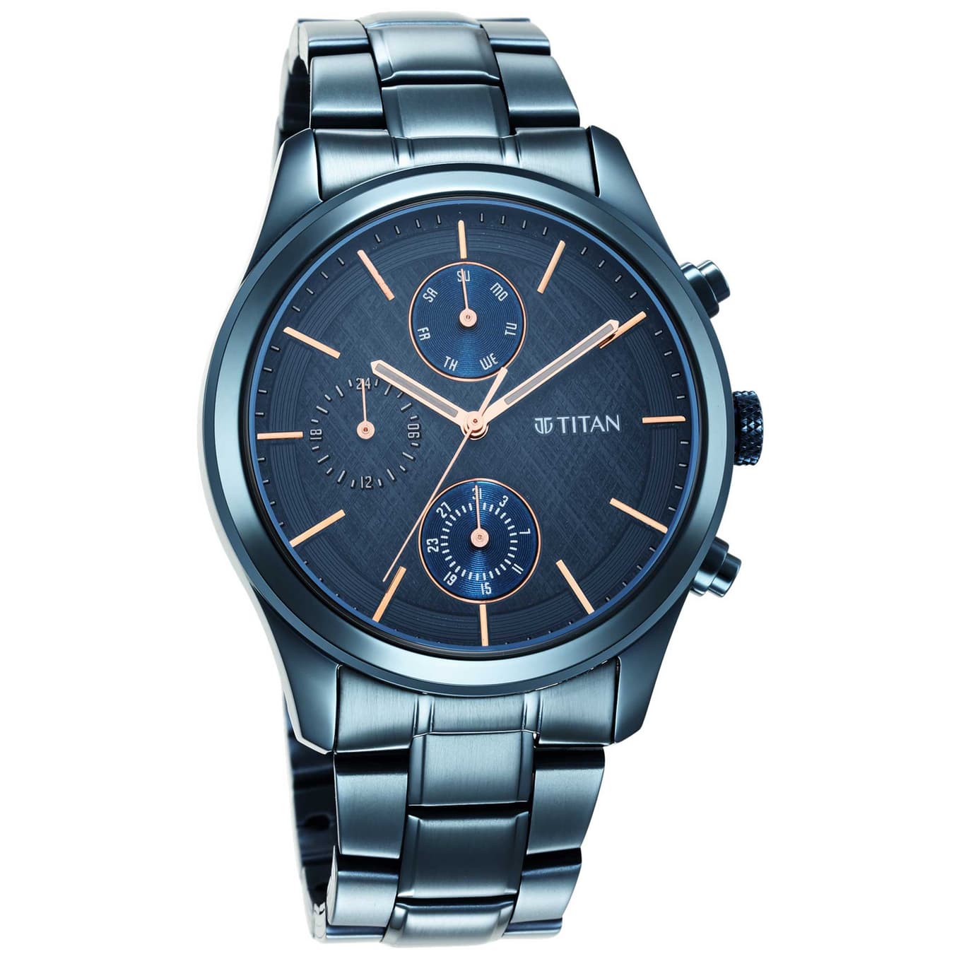 Men's Blue Casual Chronograph Watch - NU1805QM01