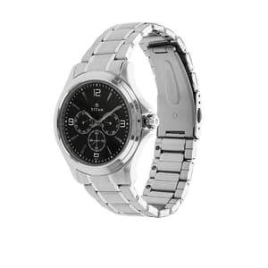 Men's Black Casual Chronograph Watch - NU1698SM01
