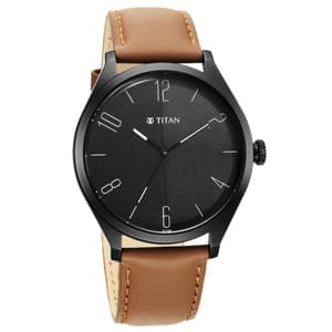Men's Black Casual Analog Watch - NU1865NL01