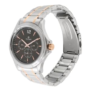 Men's Silver Casual Chronograph Watch - NU1698KM01