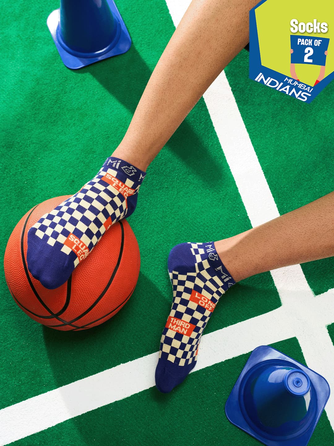 Hexafun x MI Pixels To Glory Unisex Multicolor Ankle Length Socks - Pack of 2