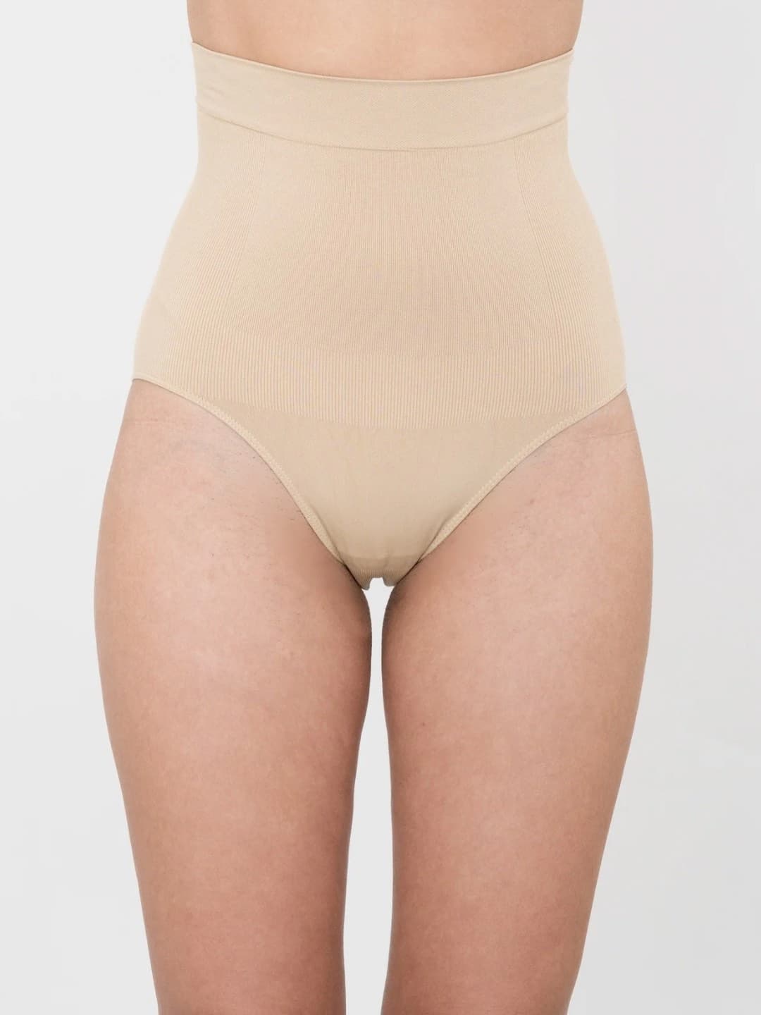 Women's Beige High Waist Shaper Panty