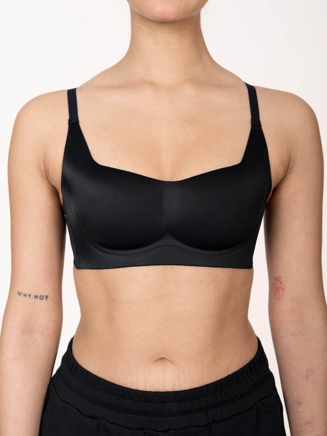 Women's Black Skyn Non-Wired Push Up Bra