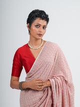 Women's White Cotton Saree