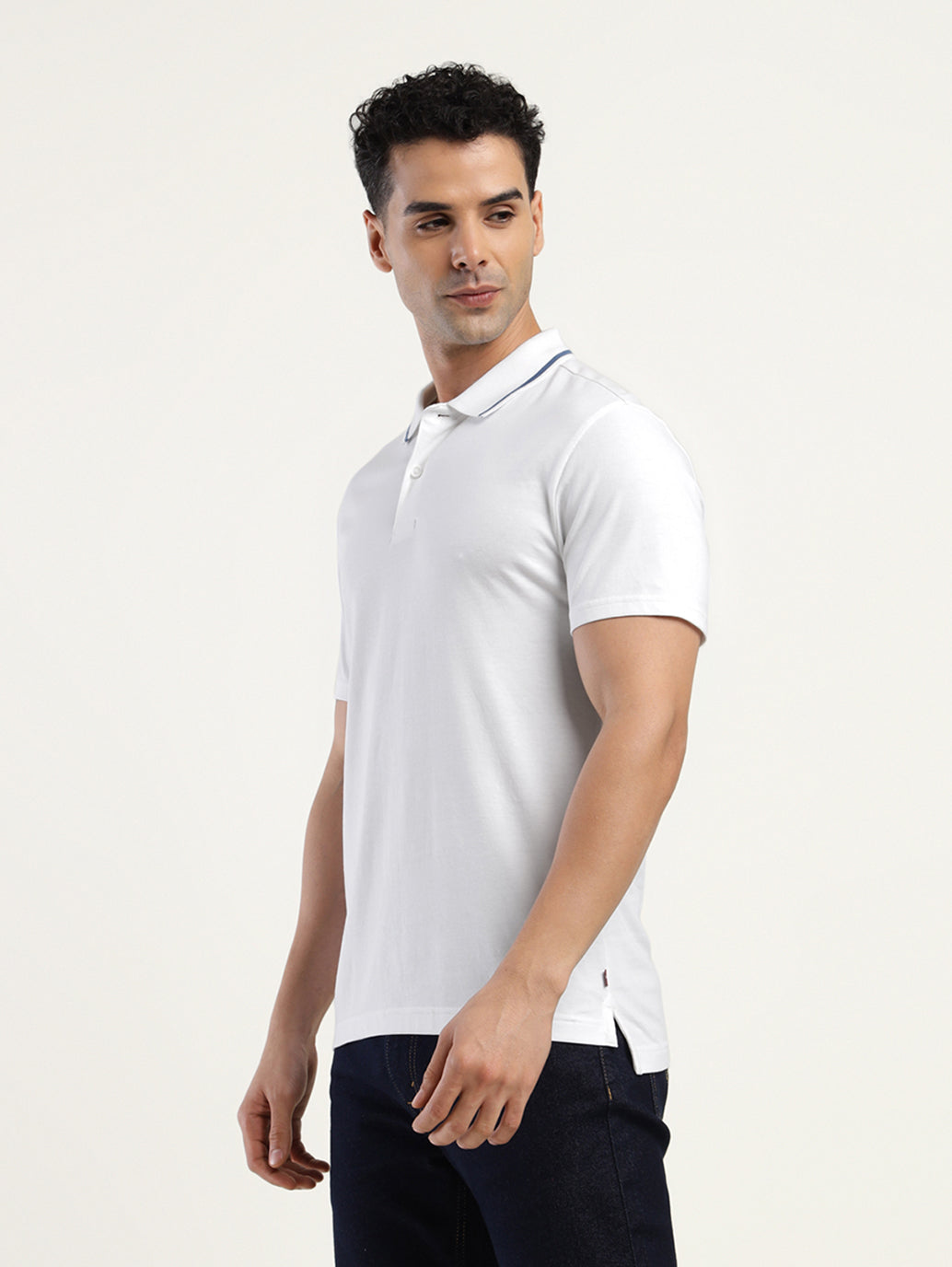 Mens Casual White Tshirt
