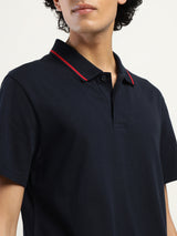 Mens Casual Navy Blue Polo Tshirt
