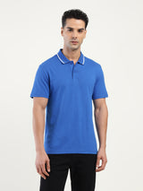 Mens Casual Cobalt Blue Tshirt