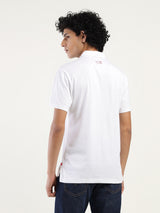 Mens Casual White Polo Tshirt