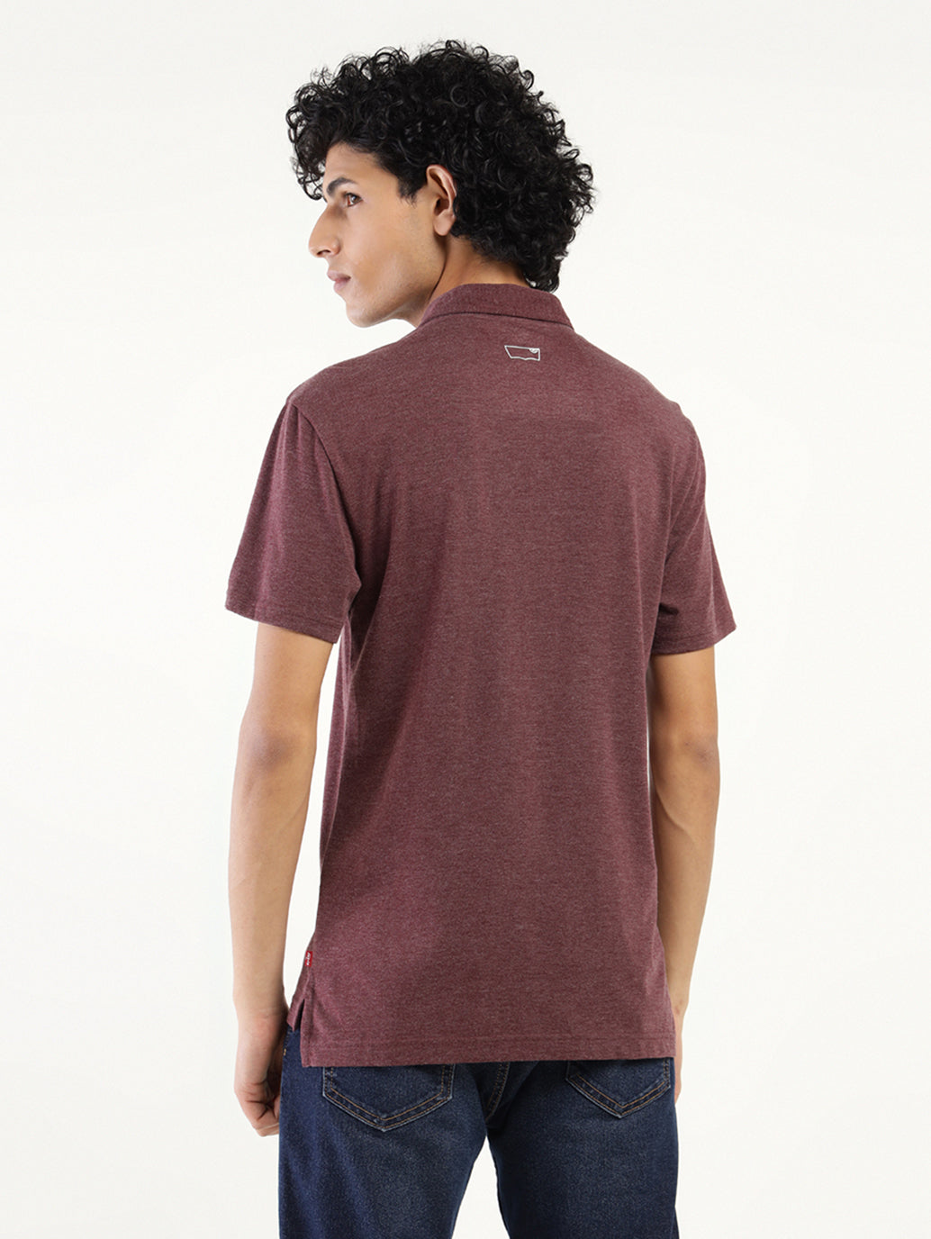 Mens Casual Red Polo Tshirt