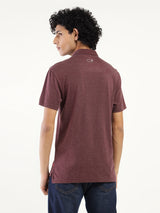 Mens Casual Red Polo Tshirt