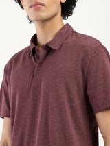 Mens Casual Red Polo Tshirt