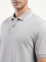 Mens Casual Grey Polo Tshirt