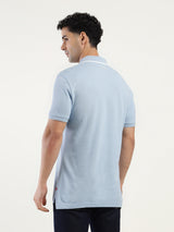 Mens Casual Light Blue Polo Tshirt