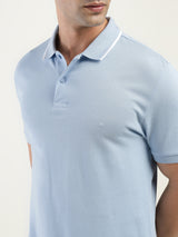 Mens Casual Light Blue Polo Tshirt