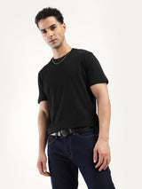 Mens Casual Black Tshirt