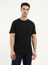 Mens Casual Black Tshirt
