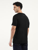 Mens Casual Black Tshirt